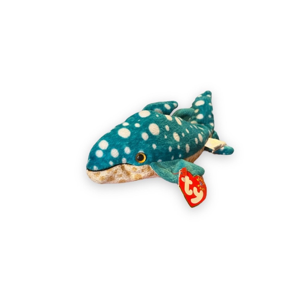 Vintage 2001 Ty Beanie Babies Poseidon The Whale Shark